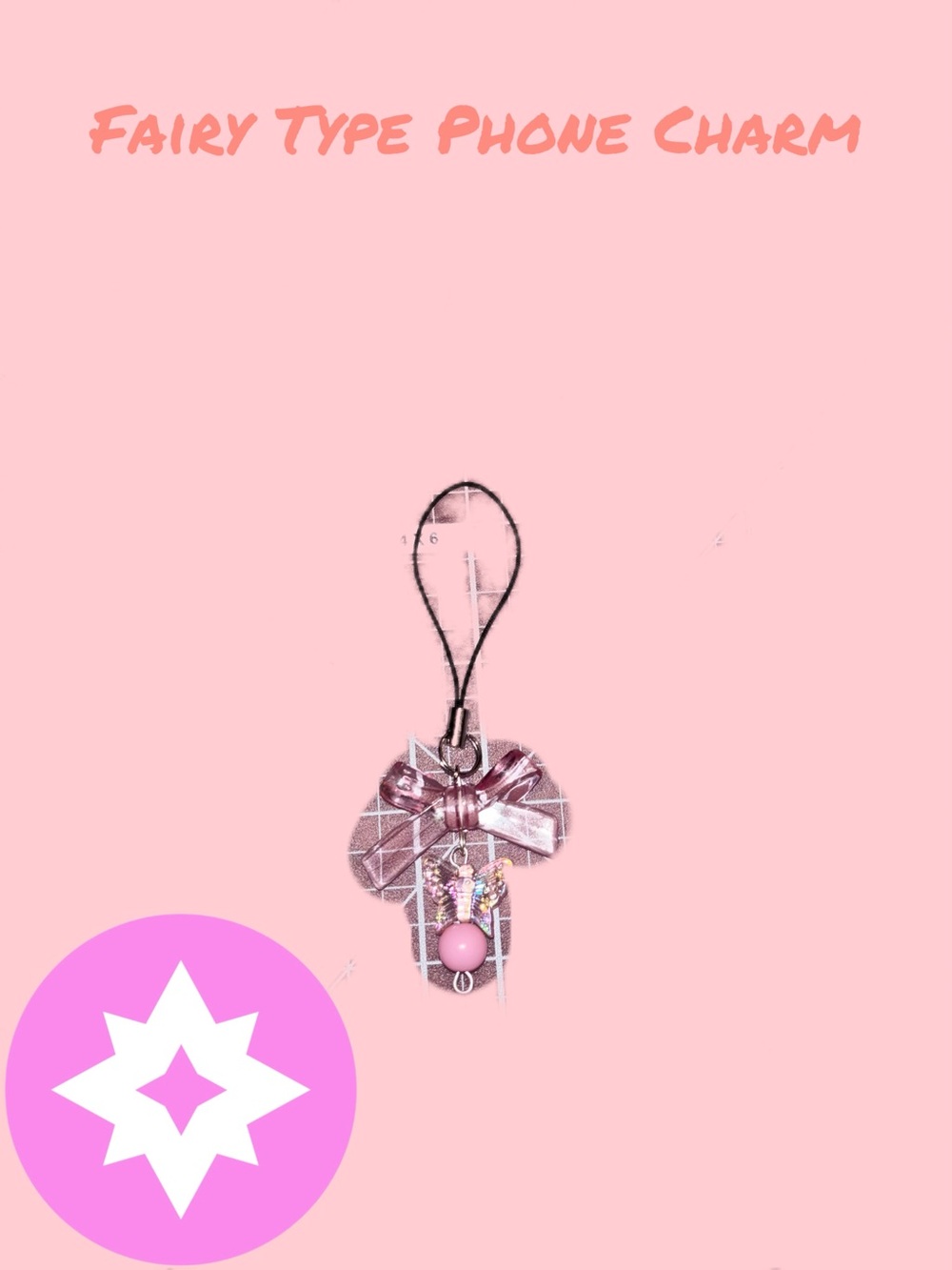 Handmade Fairy Type Phone Charm
